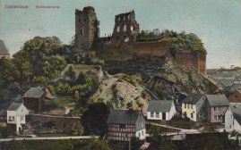 Hier geht es zur Karte mit dem Motiv 'Altes koloriertes Bild der Ruine' Hier geht es zur Karte mit dem Motiv 'Altes koloriertes Bild der Ruine'