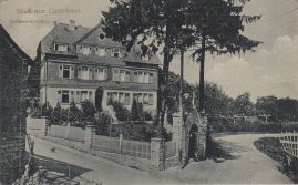 Hier geht es zur Karte mit dem Motiv 'Das große Haus an der steilen Straße nach Buch' Hier geht es zur Karte mit dem Motiv 'Das große Haus an der steilen Straße nach Buch'