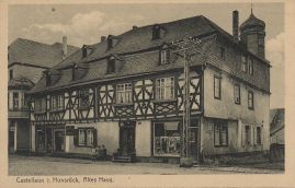 Hier geht es zur Karte mit dem Motiv 'Ältestes Kastellauner Haus in der Marktstraße' Hier geht es zur Karte mit dem Motiv 'Ältestes Kastellauner Haus in der Marktstraße'