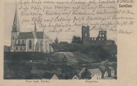 Hier geht es zur Karte mit dem Motiv 'Gerade fertiggestellte Kirche'