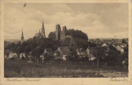 Hier geht es zur Karte mit dem Motiv 'Burg und Kirchen hinter dem Zaun' Hier geht es zur Karte mit dem Motiv 'Burg und Kirchen hinter dem Zaun'