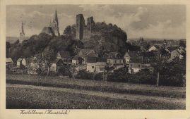 Hier geht es zur Karte mit dem Motiv 'Burg und Kirchen von einer Wiese betrachtet' Hier geht es zur Karte mit dem Motiv 'Burg und Kirchen von einer Wiese betrachtet'