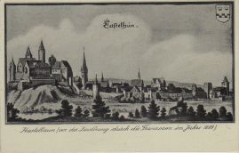 Hier geht es zur Karte mit dem Motiv 'Kastellaun vor Zerstörung 1689' Hier geht es zur Karte mit dem Motiv 'Kastellaun vor Zerstörung 1689'