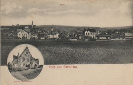 Hier geht es zur Karte mit dem Motiv 'Königliches Amtsgericht und Panorama mit Bahnhof' Hier geht es zur Karte mit dem Motiv 'Königliches Amtsgericht und Panorama mit Bahnhof'