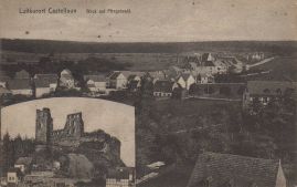 Hier geht es zur Karte mit dem Motiv 'Blick entlang der Bahnhofstraße zum Pfingstwald' Hier geht es zur Karte mit dem Motiv 'Blick entlang der Bahnhofstraße zum Pfingstwald'