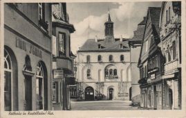 Hier geht es zur Karte mit dem Motiv 'Sattler und Friseur beim Rathaus' Hier geht es zur Karte mit dem Motiv 'Sattler und Friseur beim Rathaus'