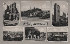 Hier geht es zur Karte mit dem Motiv 'Sechs schwarzweiße Bilder der Stadt mit der Burg' Hier geht es zur Karte mit dem Motiv 'Sechs schwarzweiße Bilder der Stadt mit der Burg'