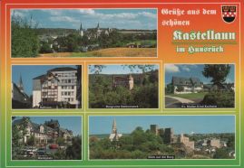 Hier geht es zur Karte mit dem Motiv 'Fünf Bilder Kastellauns rund um Balduinseck'
