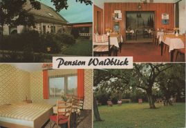 Hier geht es zur Karte mit dem Motiv 'Vier Bilder der Pension Waldblick' Hier geht es zur Karte mit dem Motiv 'Vier Bilder der Pension Waldblick'