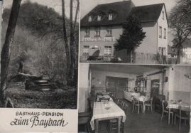 Hier geht es zur Karte mit dem Motiv 'Gasthaus und Pension Zum Baybach' Hier geht es zur Karte mit dem Motiv 'Gasthaus und Pension Zum Baybach'