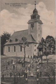 Hier geht es zur Karte mit dem Motiv 'Kinder und Jugendliche vor der Kirche in Heyweiler' Hier geht es zur Karte mit dem Motiv 'Kinder und Jugendliche vor der Kirche in Heyweiler'