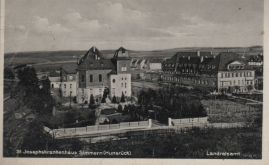 Hier geht es zur Karte mit dem Motiv 'Landratsamt und Krankenhaus' Hier geht es zur Karte mit dem Motiv 'Landratsamt und Krankenhaus'