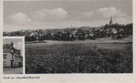 Hier geht es zur Karte mit dem Motiv 'Ein Panorama und das Gasthaus zur Linde' Hier geht es zur Karte mit dem Motiv 'Ein Panorama und das Gasthaus zur Linde'