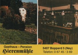 Hier geht es zur Karte mit dem Motiv 'Gasthaus und Pension Hierenmühle' Hier geht es zur Karte mit dem Motiv 'Gasthaus und Pension Hierenmühle'