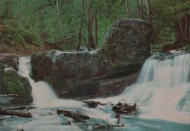 Hier geht es zur Karte mit dem Motiv 'Schäumender Wasserfall des Ehrbachs'