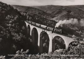 Hier geht es zur Karte mit dem Motiv 'Zug mit Dampflok auf Hubertus-Viadukt' Hier geht es zur Karte mit dem Motiv 'Zug mit Dampflok auf Hubertus-Viadukt'