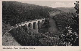 Hier geht es zur Karte mit dem Motiv 'Hubertus-Viadukt im hügeligen Wald' Hier geht es zur Karte mit dem Motiv 'Hubertus-Viadukt im hügeligen Wald'