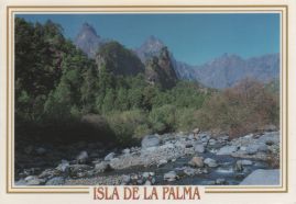 Hier geht es zur Karte mit dem Motiv 'Ein Wasserlauf in der Caldera' Hier geht es zur Karte mit dem Motiv 'Ein Wasserlauf in der Caldera'