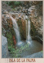 Hier geht es zur Karte mit dem Motiv 'Wasserfall über farbigem Felsen' Hier geht es zur Karte mit dem Motiv 'Wasserfall über farbigem Felsen'