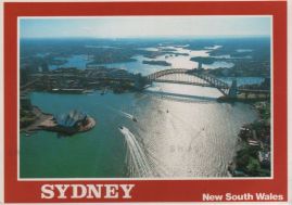 Hier geht es zur Karte mit dem Motiv 'Luftbild des Hafens von Sydney' Hier geht es zur Karte mit dem Motiv 'Luftbild des Hafens von Sydney'