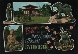 Hier geht es zur Karte mit dem Motiv 'Das Teehaus und vier Skulpturen' Hier geht es zur Karte mit dem Motiv 'Das Teehaus und vier Skulpturen'