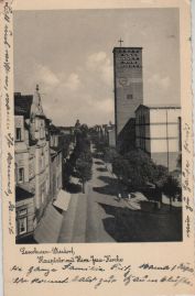 Hier geht es zur Karte mit dem Motiv 'Hauptstraße mit Herz-Jesu-Kirche' Hier geht es zur Karte mit dem Motiv 'Hauptstraße mit Herz-Jesu-Kirche'