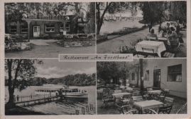 Hier geht es zur Karte mit dem Motiv 'Vier Bilder der Gaststätte Am Forsthaus' Hier geht es zur Karte mit dem Motiv 'Vier Bilder der Gaststätte Am Forsthaus'