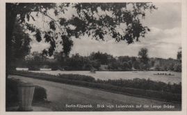 Hier geht es zur Karte mit dem Motiv 'Lange Brücke, Luisenhain und die Dahme' Hier geht es zur Karte mit dem Motiv 'Lange Brücke, Luisenhain und die Dahme'