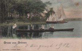 Hier geht es zur Karte mit dem Motiv 'Ruderer auf dem Langen See' Hier geht es zur Karte mit dem Motiv 'Ruderer auf dem Langen See'