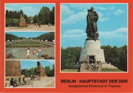 Hier geht es zur Karte mit dem Motiv 'Vier Teilbilder des Sowjetischen Ehrenmals'