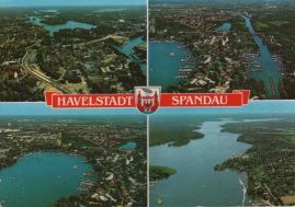 Hier geht es zur Karte mit dem Motiv 'Vier Bilder der Havelstadt Spandau' Hier geht es zur Karte mit dem Motiv 'Vier Bilder der Havelstadt Spandau'