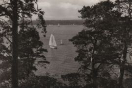 Hier geht es zur Karte mit dem Motiv 'Boote einer Segelschule auf dem Fluss' Hier geht es zur Karte mit dem Motiv 'Boote einer Segelschule auf dem Fluss'