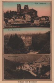 Hier geht es zur Karte mit dem Motiv 'Burg Castellaun, Balduinseck und die Waldeck' Hier geht es zur Karte mit dem Motiv 'Burg Castellaun, Balduinseck und die Waldeck'