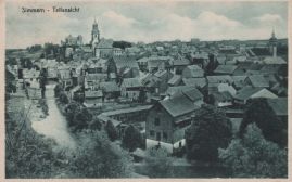 Hier geht es zur Karte mit dem Motiv 'Simmerbach und zwei Kirchen' Hier geht es zur Karte mit dem Motiv 'Simmerbach und zwei Kirchen'