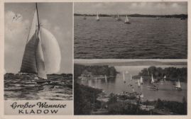 Hier geht es zur Karte mit dem Motiv 'Viele Segelboote im Wasser vor Kladow' Hier geht es zur Karte mit dem Motiv 'Viele Segelboote im Wasser vor Kladow'