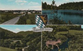 Hier geht es zur Karte mit dem Motiv 'Dorf, See und Wald' Hier geht es zur Karte mit dem Motiv 'Dorf, See und Wald'