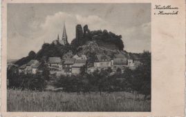 Hier geht es zur Karte mit dem Motiv 'Evangelische Kirche hinter Bäumen' Hier geht es zur Karte mit dem Motiv 'Evangelische Kirche hinter Bäumen'