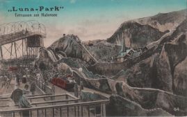 Hier geht es zur Karte mit dem Motiv 'Berg- und Talbahn am Halensee' Hier geht es zur Karte mit dem Motiv 'Berg- und Talbahn am Halensee'