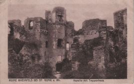 Hier geht es zur Karte mit dem Motiv 'Kapelle und Treppenhaus der Burgruine' Hier geht es zur Karte mit dem Motiv 'Kapelle und Treppenhaus der Burgruine'