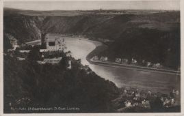 Hier geht es zur Karte mit dem Motiv 'Südende St. Goars von anderer Rheinseite' Hier geht es zur Karte mit dem Motiv 'Südende St. Goars von anderer Rheinseite'
