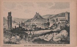 Hier geht es zur Karte mit dem Motiv 'Zeichnung von C. Frommel aus dem Jahr 1840'