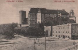 Hier geht es zur Karte mit dem Motiv 'Auffahrt zum Wawel-Schloss'