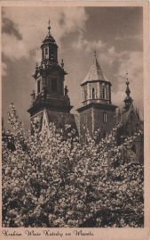 Hier geht es zur Karte mit dem Motiv 'Wawel-Kathedrale hinter blühendem Baum' Hier geht es zur Karte mit dem Motiv 'Wawel-Kathedrale hinter blühendem Baum'
