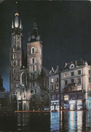Hier geht es zur Karte mit dem Motiv 'Marienkirche bei Nacht und nach Regen' Hier geht es zur Karte mit dem Motiv 'Marienkirche bei Nacht und nach Regen'