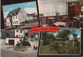 Hier geht es zur Karte mit dem Motiv 'Vier Bilder der Pension Karbach' Hier geht es zur Karte mit dem Motiv 'Vier Bilder der Pension Karbach'
