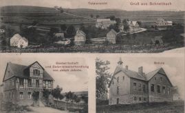 Hier geht es zur Karte mit dem Motiv 'Schule und Gasthaus im Dorf' Hier geht es zur Karte mit dem Motiv 'Schule und Gasthaus im Dorf'