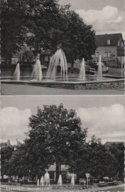 Hier geht es zur Karte mit dem Motiv 'Zwei Bilder des Springbrunnens an der Allee' Hier geht es zur Karte mit dem Motiv 'Zwei Bilder des Springbrunnens an der Allee'