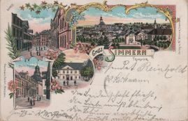 Hier geht es zur Karte mit dem Motiv 'Mit Marktplatz und Schloss' Hier geht es zur Karte mit dem Motiv 'Mit Marktplatz und Schloss'