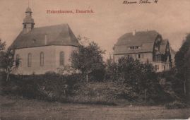 Hier geht es zur Karte mit dem Motiv 'Ein villenartiges Haus und die Kirche' Hier geht es zur Karte mit dem Motiv 'Ein villenartiges Haus und die Kirche'