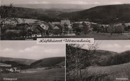 Hier geht es zur Karte mit dem Motiv 'Utzenhain mit Wiesen und Wald' Hier geht es zur Karte mit dem Motiv 'Utzenhain mit Wiesen und Wald'